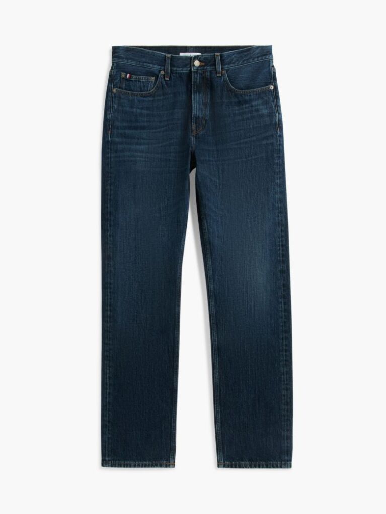 Blue Dover Regular Straight Whiskered Jeans  Men