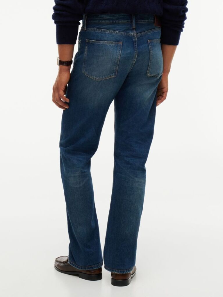 Blue Dover Regular Straight Faded Jeans  Men