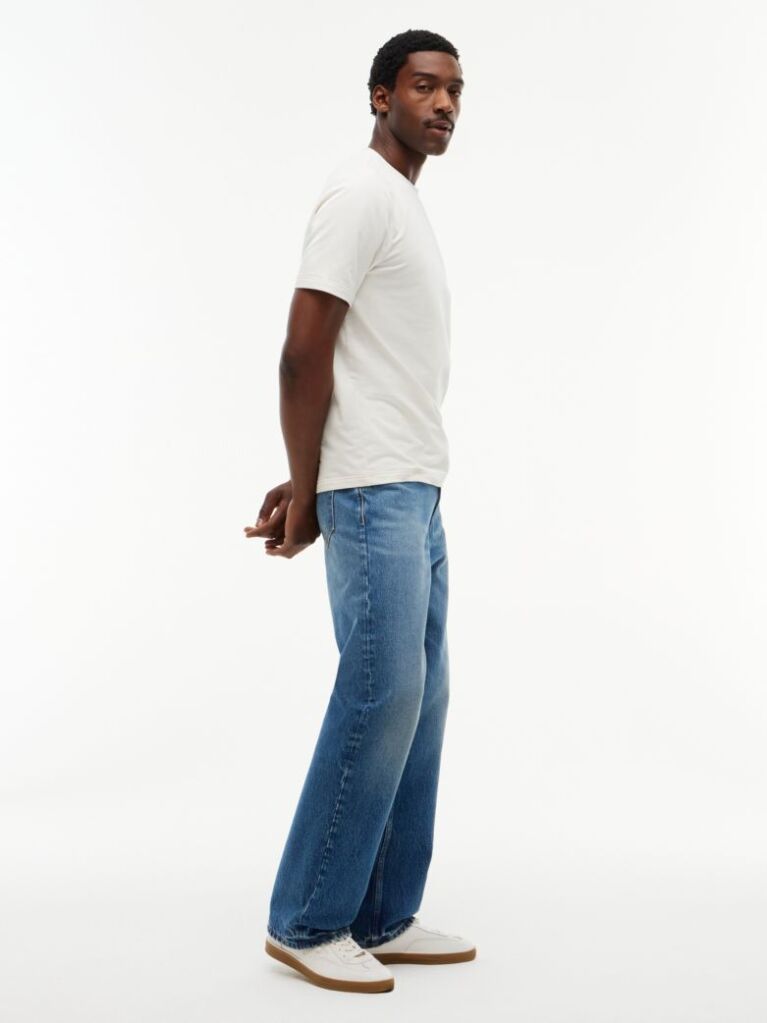Blue River Relaxed Straight Faded Jeans  Men