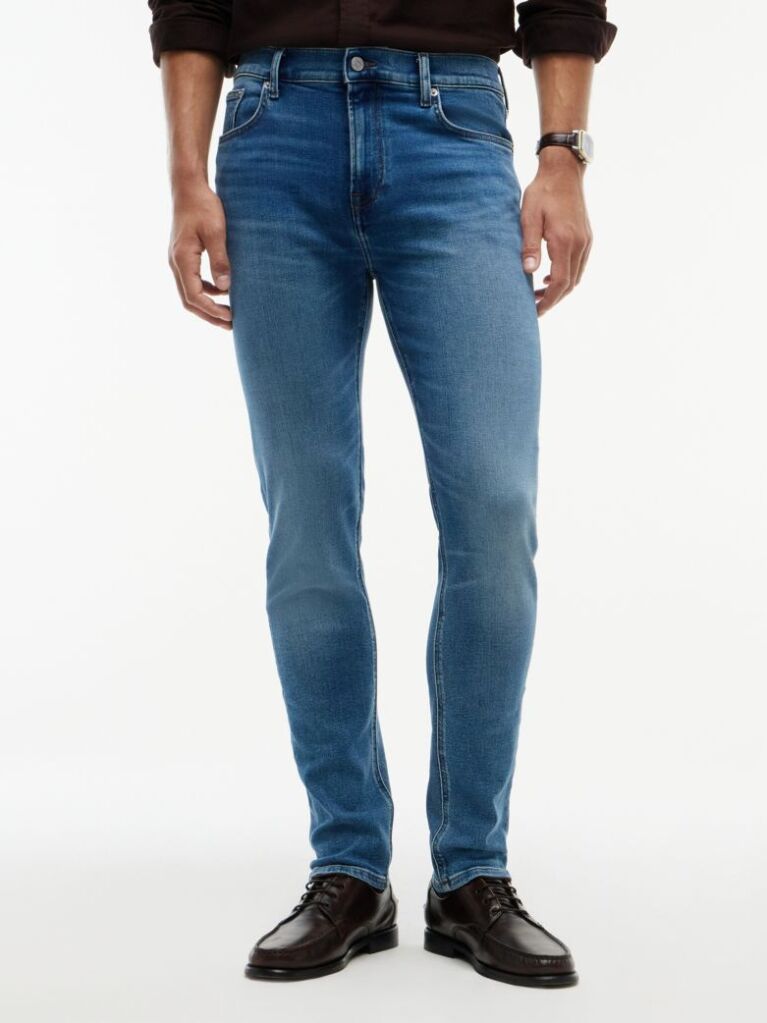 Blue Bleeker Faded Slim Jeans  Men