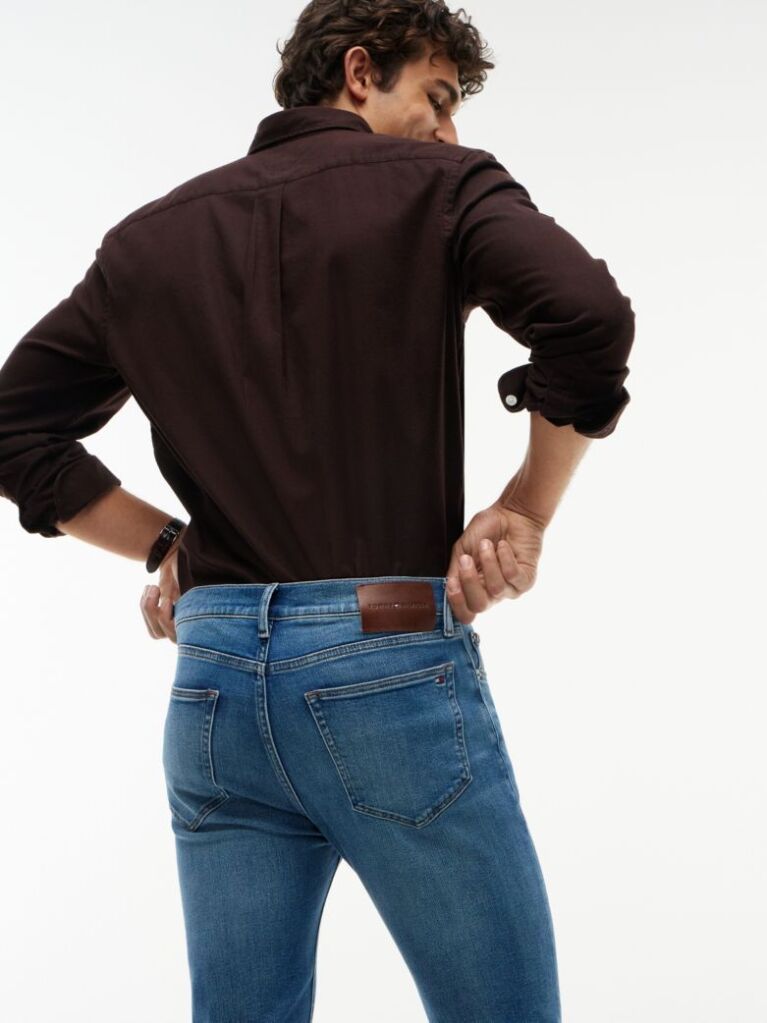 Blue Bleeker Faded Slim Jeans  Men