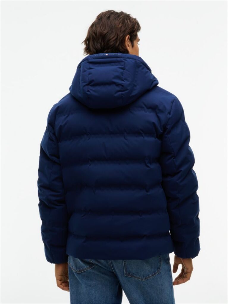 Blue Performance Tech Padded Hooded Jacket  Men