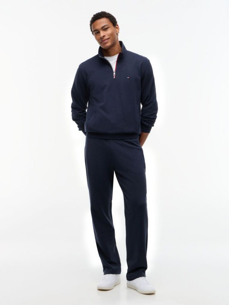 Blue Global Stripe Pocket Terry Joggers  Men
