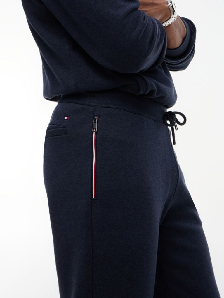 Blue Global Stripe Pocket Terry Joggers  Men