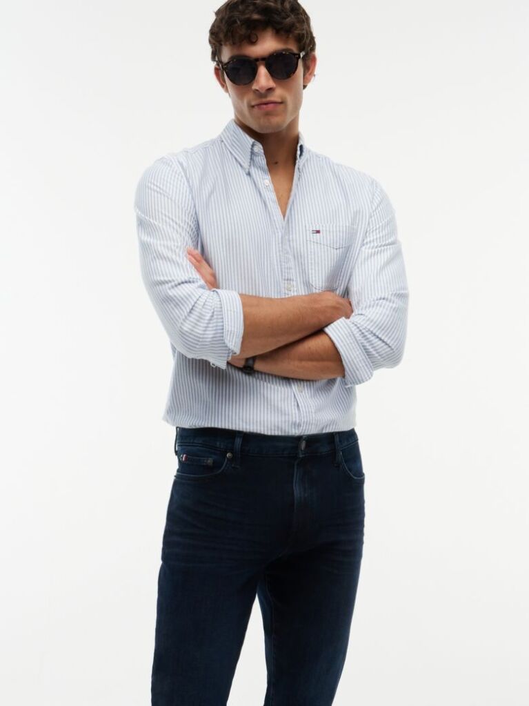 Blue Bleeker Slim Jeans  Men