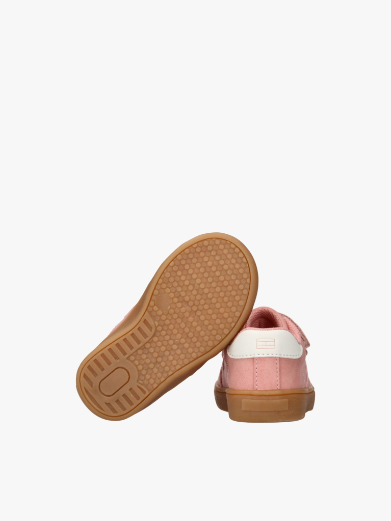 Pink Flag Low Cut Velcro Sneakers  Girls