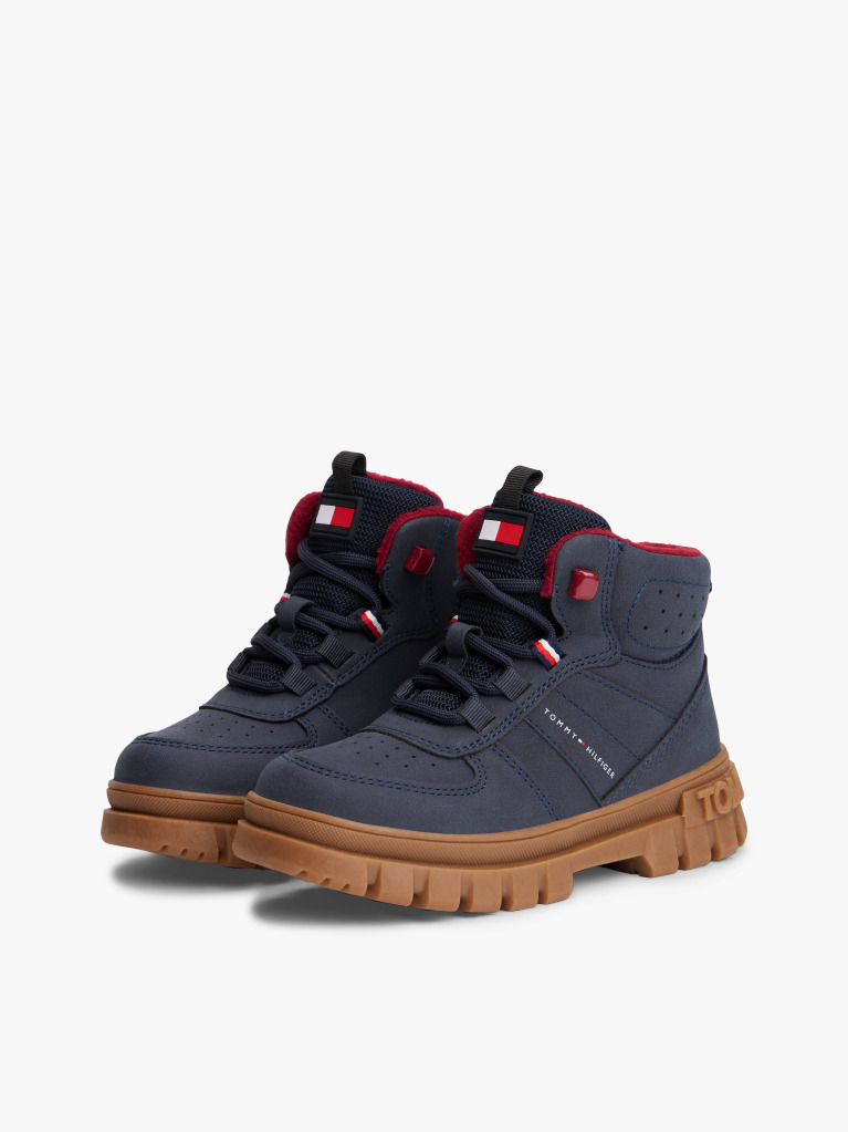 Μπλε Δετά Μποτάκια Με Cleat Σόλα  Παιδί Unisex