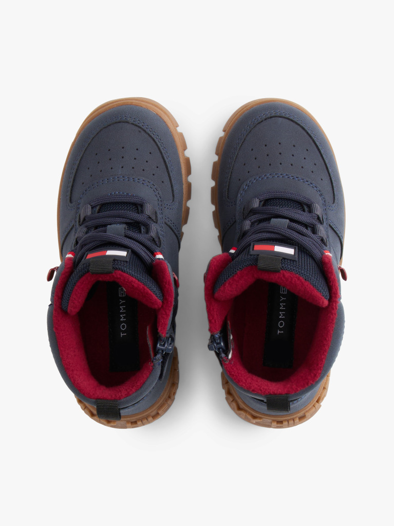 Μπλε Δετά Μποτάκια Με Cleat Σόλα  Παιδί Unisex