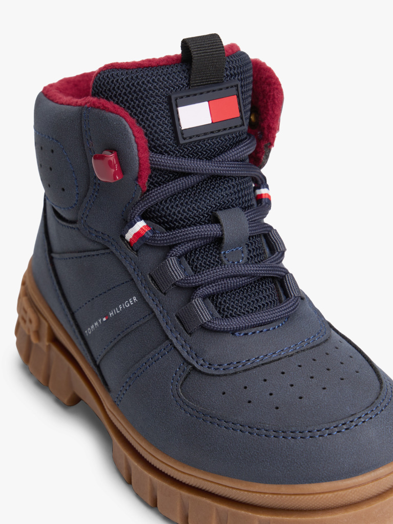 Μπλε Δετά Μποτάκια Με Cleat Σόλα  Παιδί Unisex