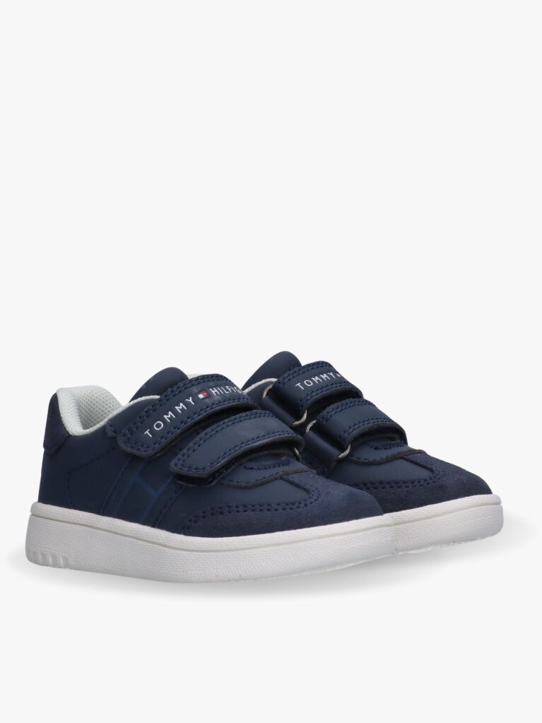 Μπλε Sneakers Με Velcro Και Χαμηλό Κοψιμο  Παιδί Unisex