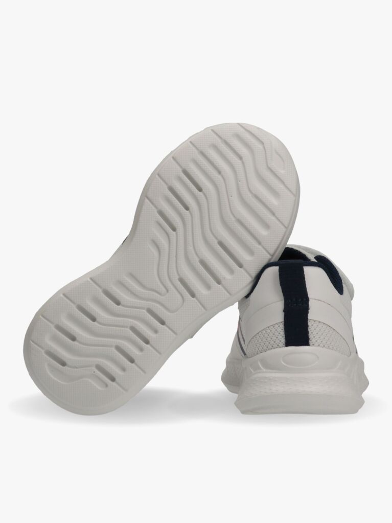 White Flag Mesh Hook And Loop Sneakers  Kids Unisex