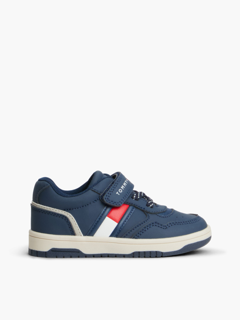Blue Tonal Flag Sneakers  Kids Unisex