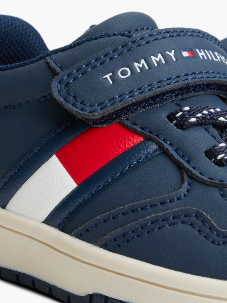 Blue Tonal Flag Sneakers  Kids Unisex