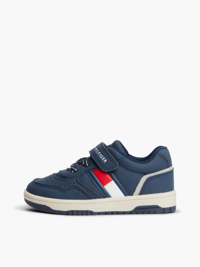 Blue Tonal Flag Sneakers  Kids Unisex