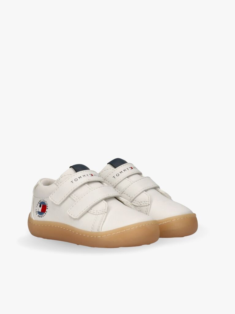 Άσπρο Sneakers Με Velcro   Παιδί Unisex