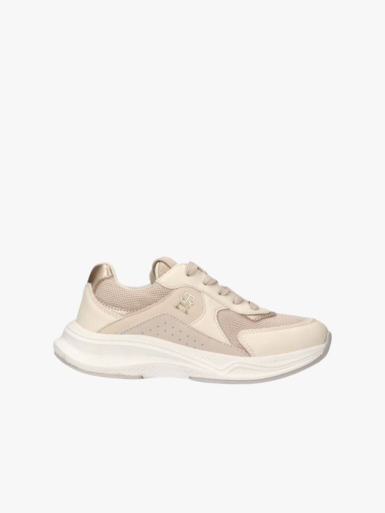 Άσπρο Δετά Sneakers Με Μονόγραμμα TH  Κορίτσια
