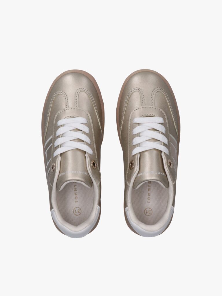 Χρυσό Sneakers Με Tonal Σημαία  Κορίτσια