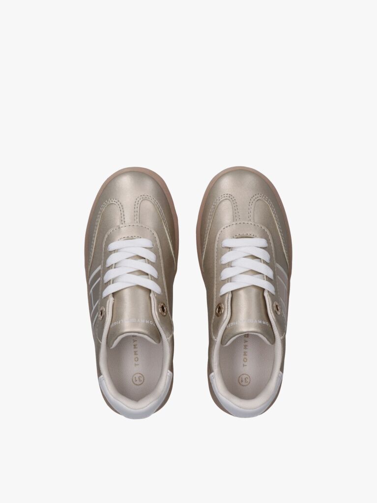 Χρυσό Sneakers Με Tonal Σημαία  Κορίτσια