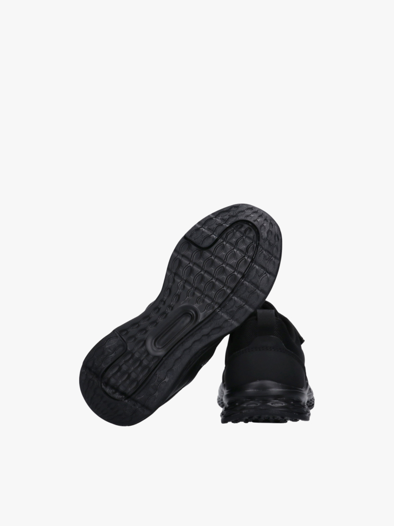 Μαύρο Δετά Sneakers με Λογότυπο Και Δίχτυ  Παιδί Unisex