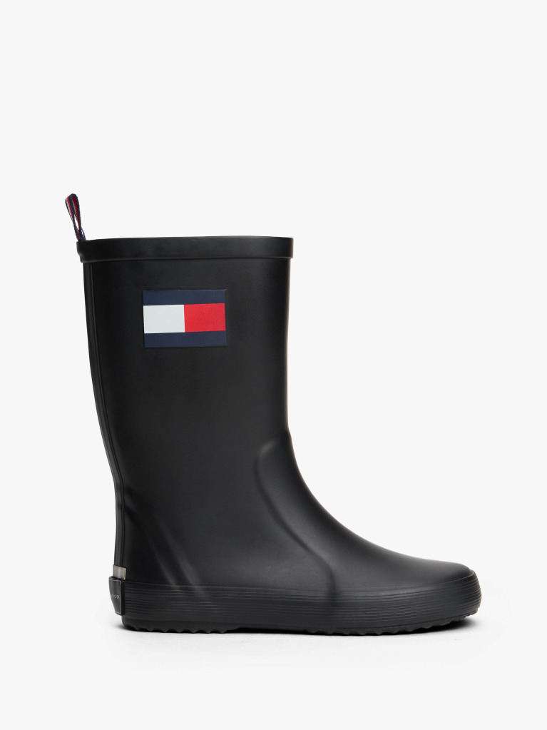 Black Rain Boots  Kids Unisex