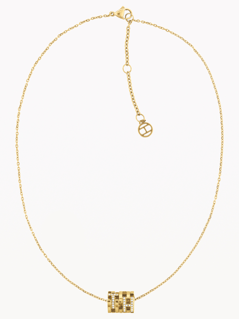 Gold TH cuff necklace  Women