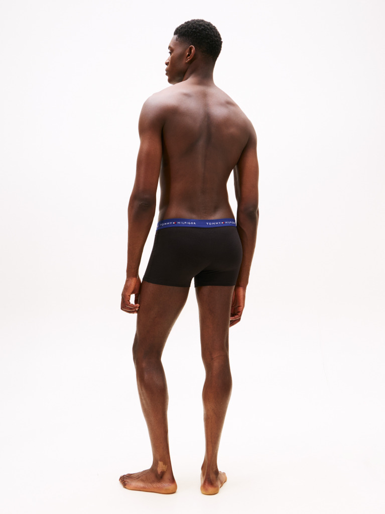 Multi 3-Pack Logo Waistband Trunks  Men