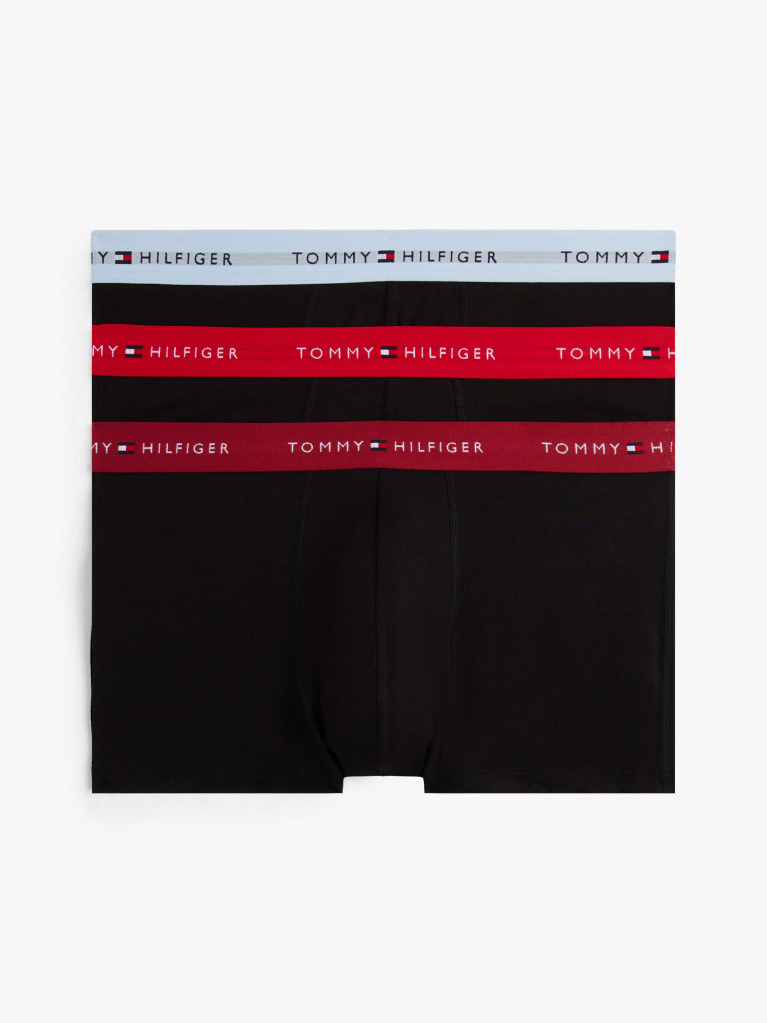 Multi 3-Pack Logo Waistband Trunks  Men