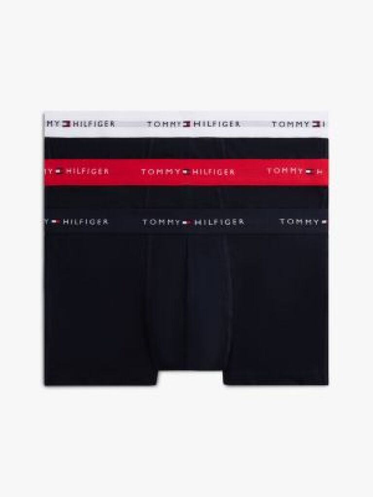 Multi 3-Pack Logo Waistband Trunks  Men