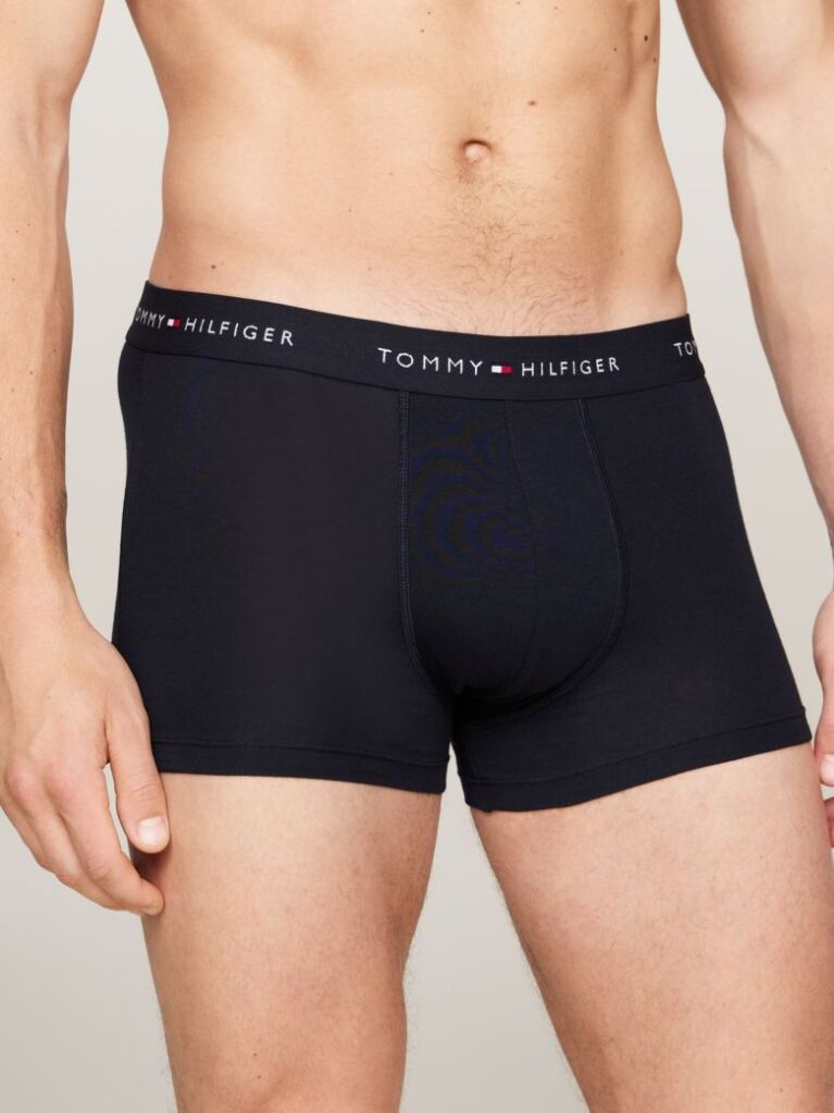 Multi 3-Pack Logo Waistband Trunks  Men
