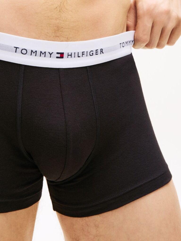 Multi 3-Pack Logo Waistband Trunks  Men