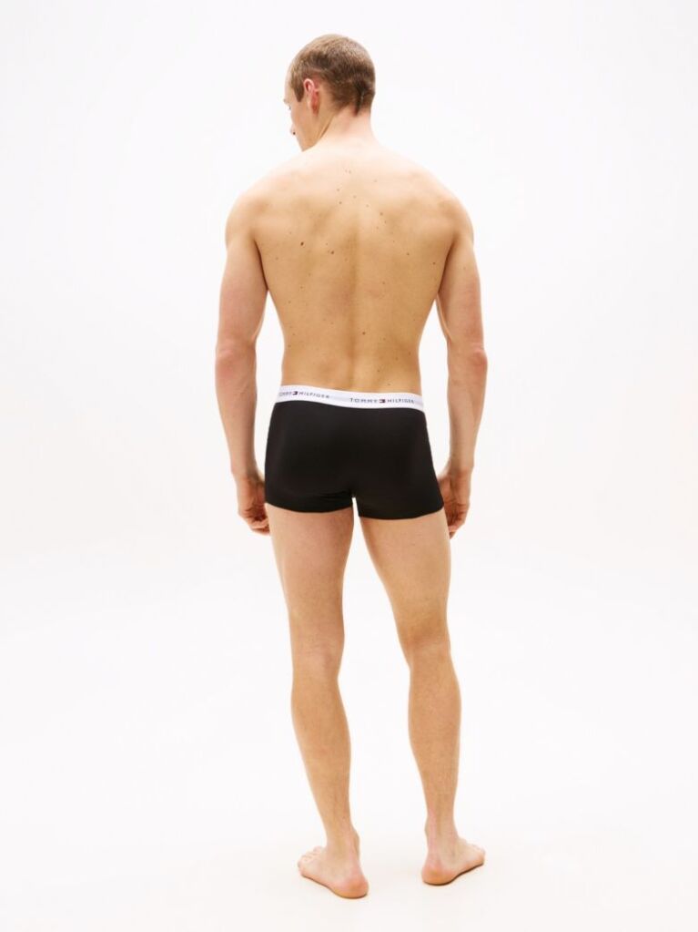 Multi 3-Pack Logo Waistband Trunks  Men