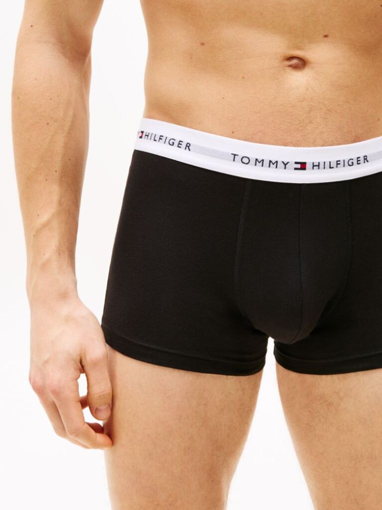 Multi 3-Pack Logo Waistband Trunks  Men