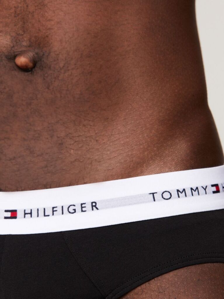 Black 5-Pack Signature Logo Waistband Briefs  Men