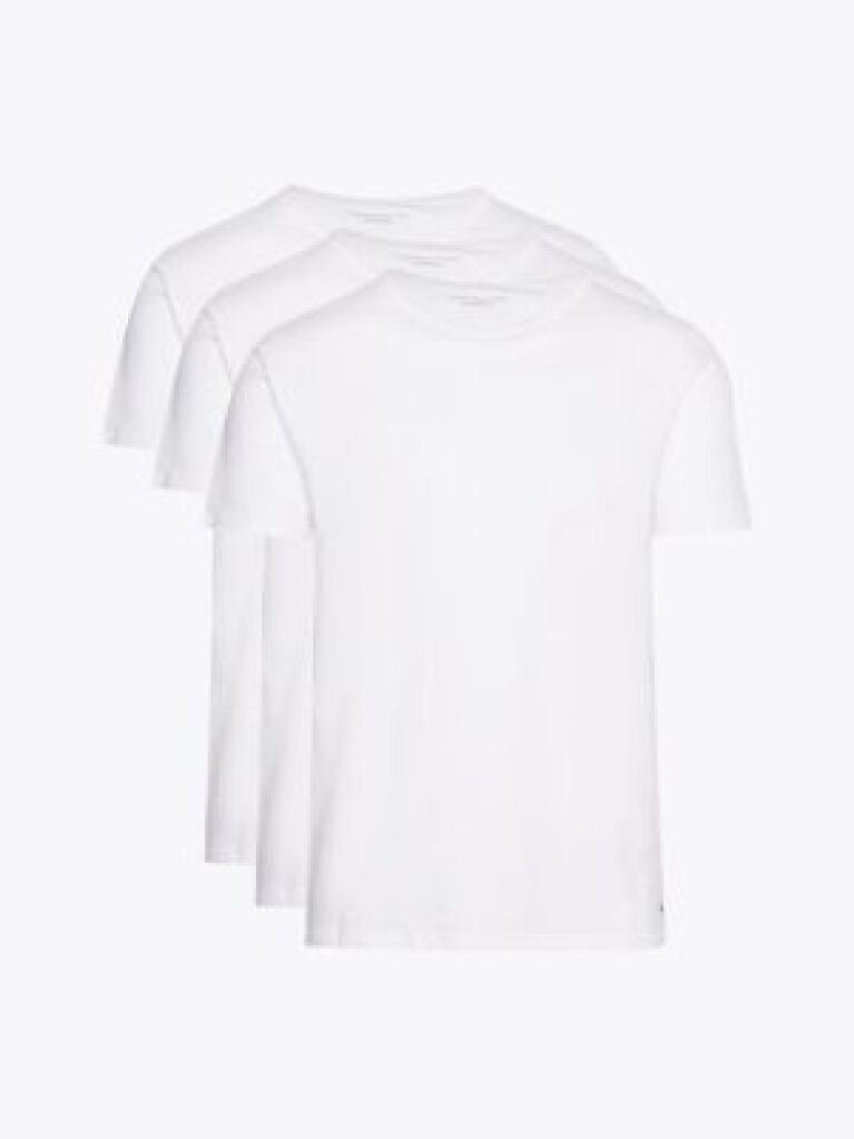 White 3-Pack Premium Essential Stretch T-Shirts  Men