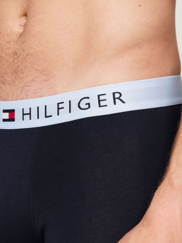 Multi 3-Pack TH Original Logo Waistband Trunks  Men