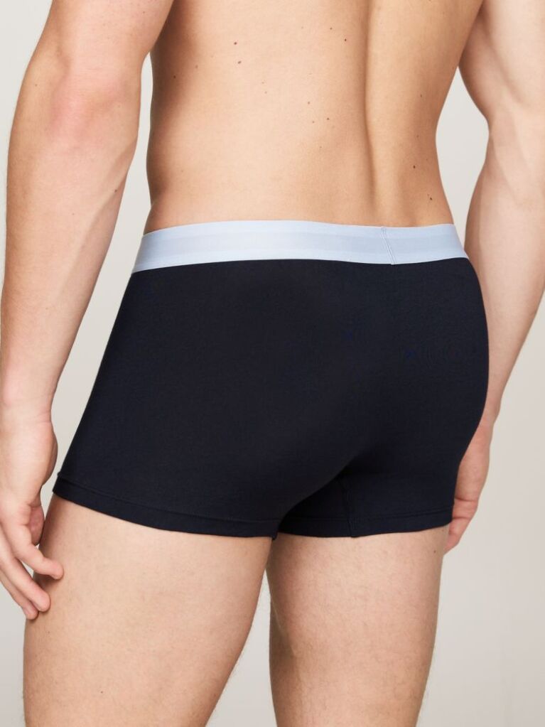 Multi 3-Pack TH Original Logo Waistband Trunks  Men