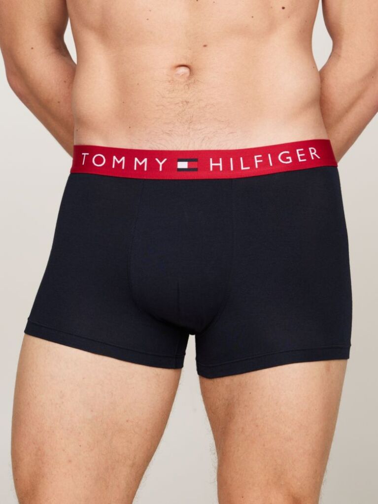 Multi 3-Pack TH Original Logo Waistband Trunks  Men