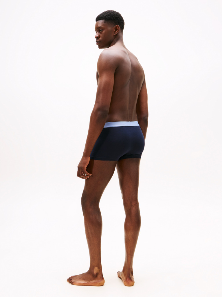 Multi 3-Pack TH Original Logo Waistband Trunks  Men