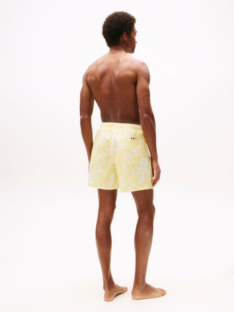 Multi Original Print Mid Length Swim Shorts  Men