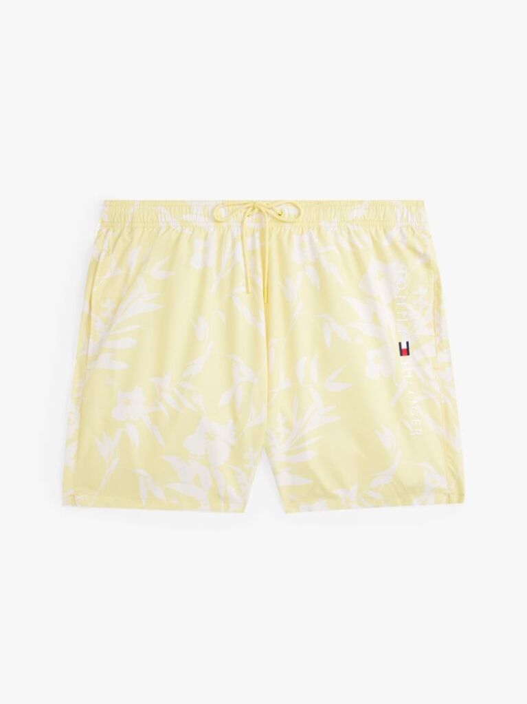 Multi Original Print Mid Length Swim Shorts  Men