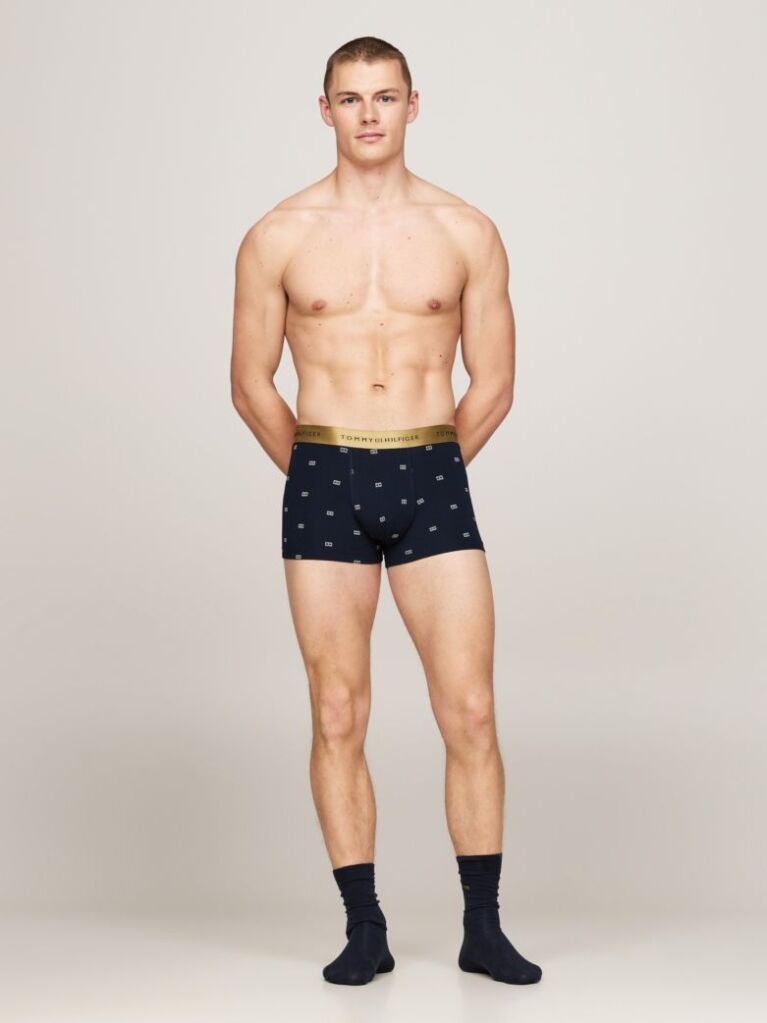 Multi Print Trunks And Socks Gift Set  Men