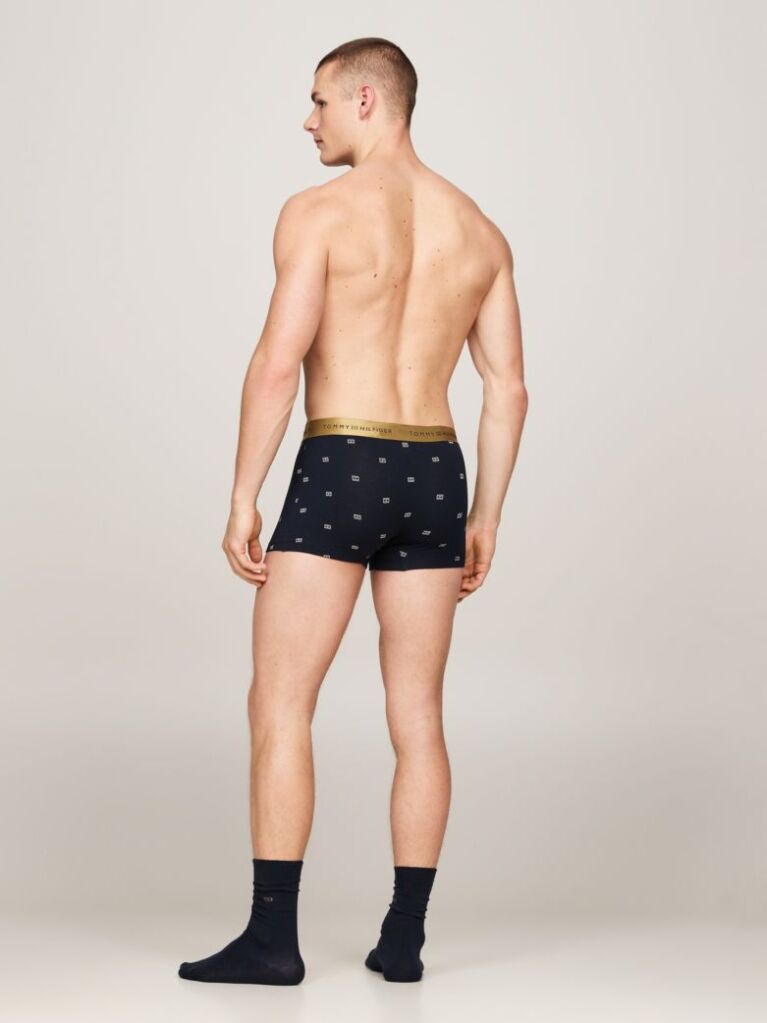 Multi Print Trunks And Socks Gift Set  Men