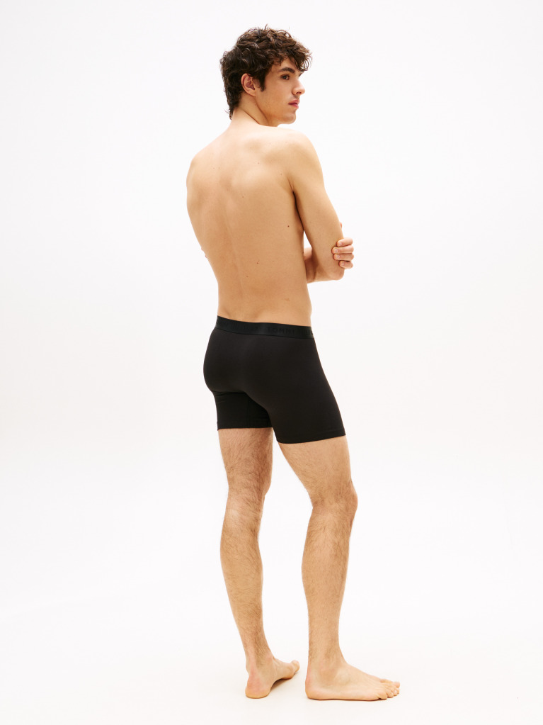Black 3-Pack Everyday Luxe Logo Boxer Briefs  Men