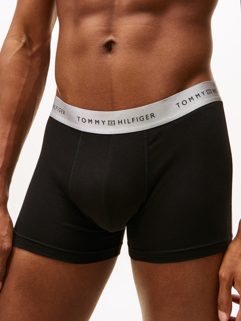 Multi 3-Pack Metallic Logo Trunks Gift Set  Men
