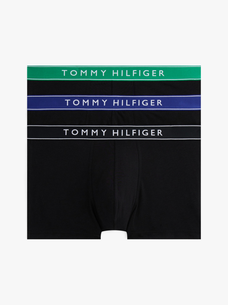 Multi 3-Pack Logo Waistband Trunks  Men