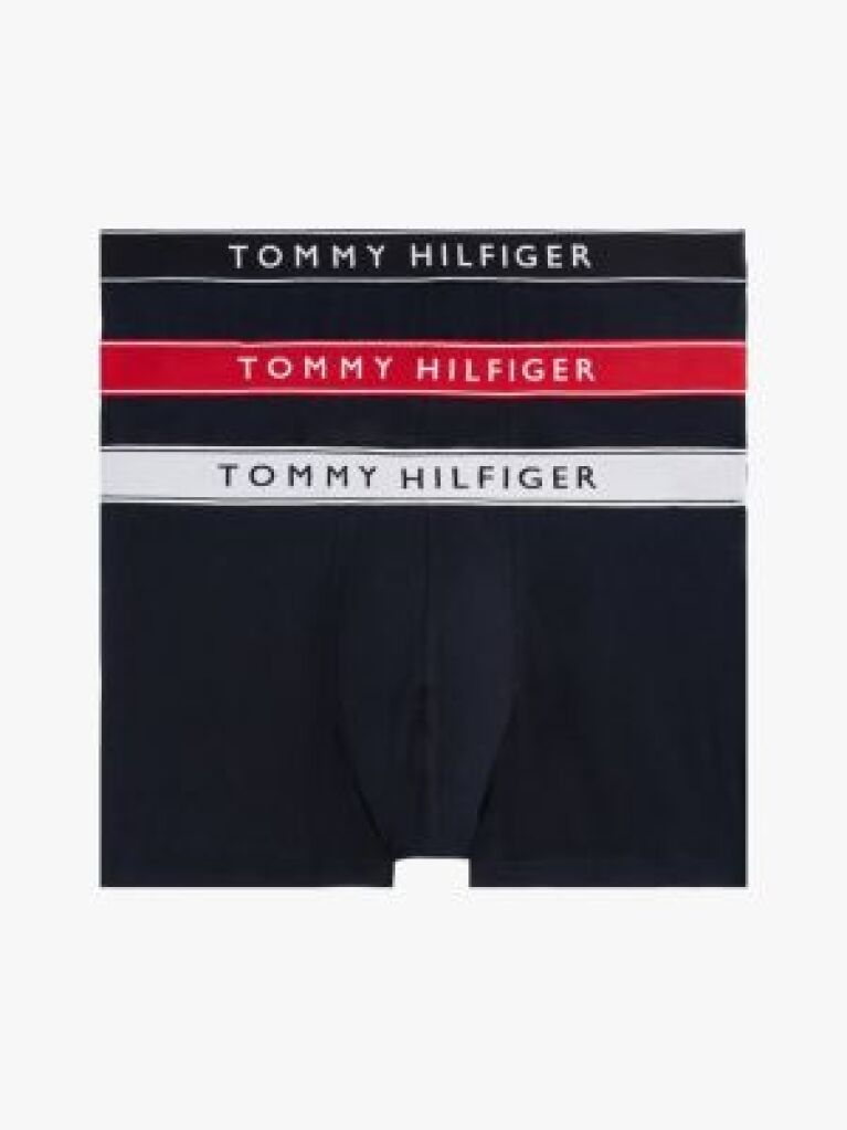 Multi 3-Pack Logo Waistband Trunks  Men