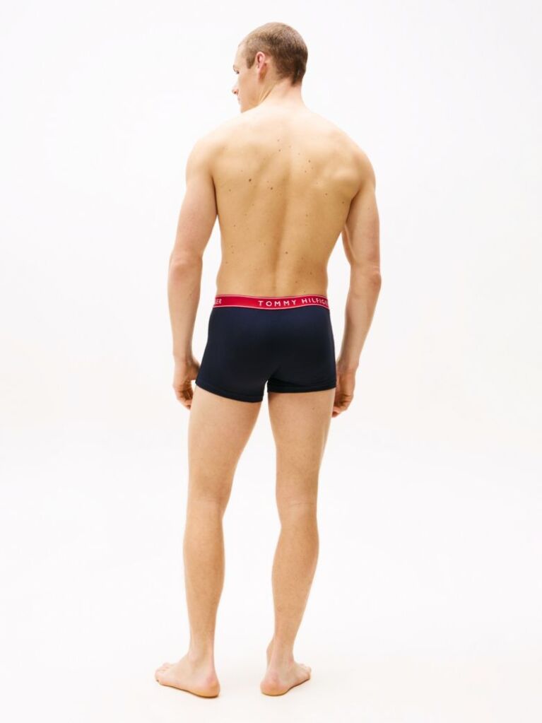 Multi 3-Pack Logo Waistband Trunks  Men