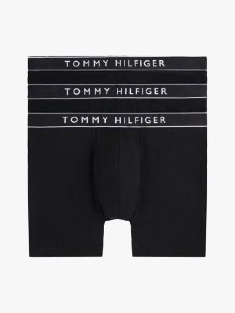 Black 3-Pack Logo Waistband Boxer Briefs  Men