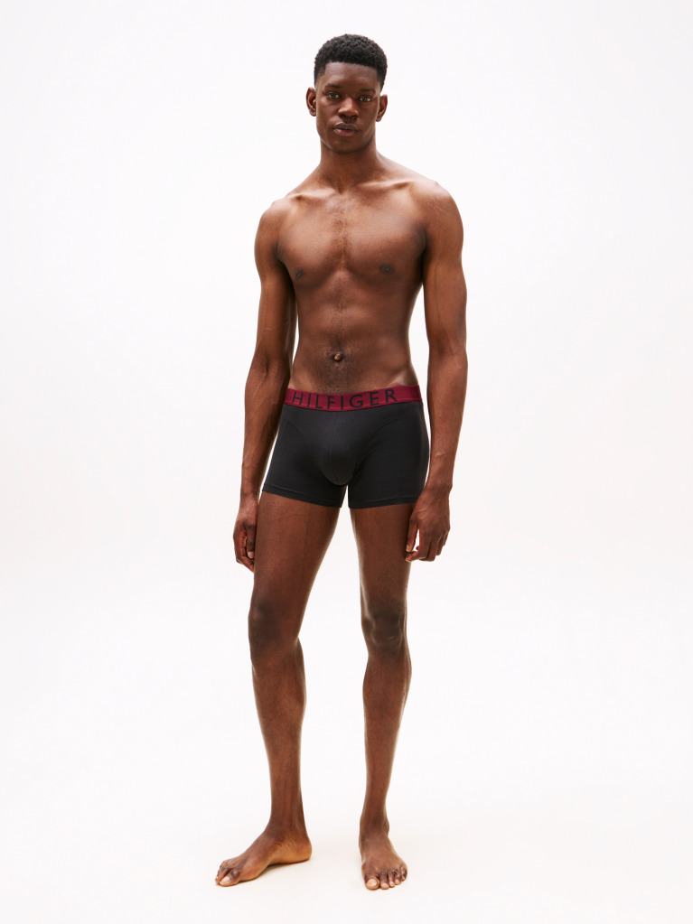 Multi 3-Pack Contrast Waistband Trunks  Men