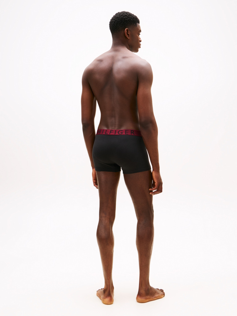 Multi 3-Pack Contrast Waistband Trunks  Men